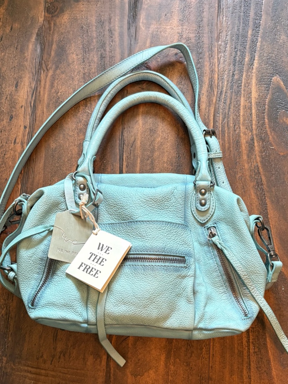 FREE PEOPLE Washed Sail Baby Emerson Handbag Purse